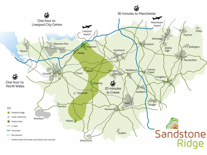 Sandstone Ridge contextual map